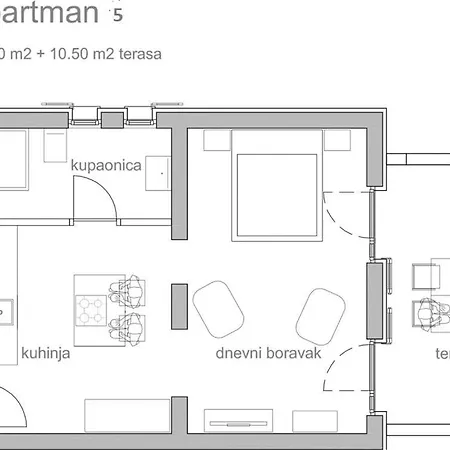 Studio Apartment Stela Vrboska Exterior photo
